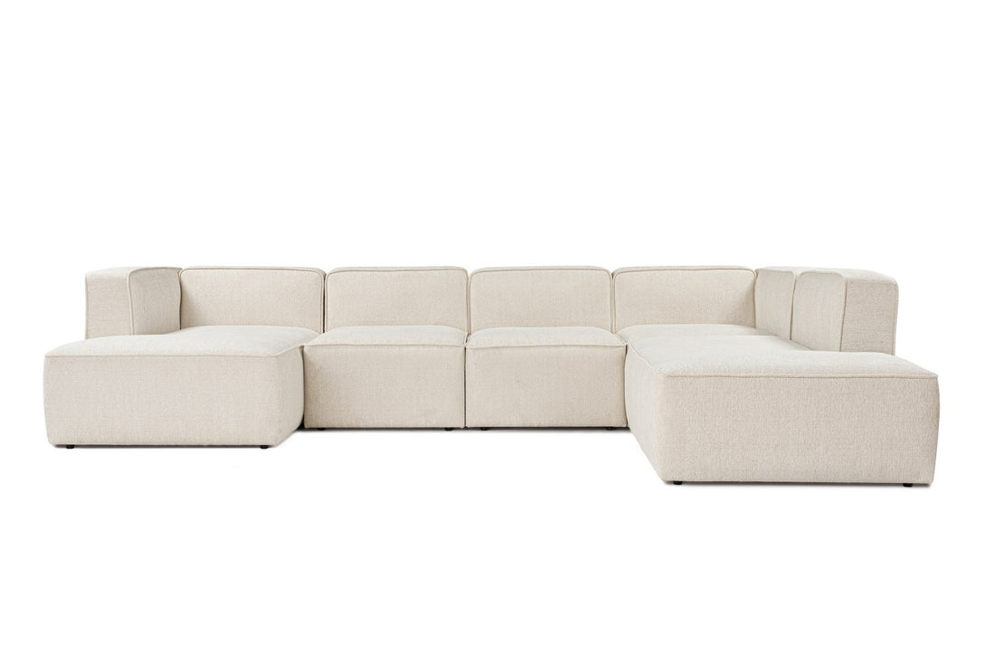 Canapé d'angle More M (M5-M1-M1-M2-M3) - Cream