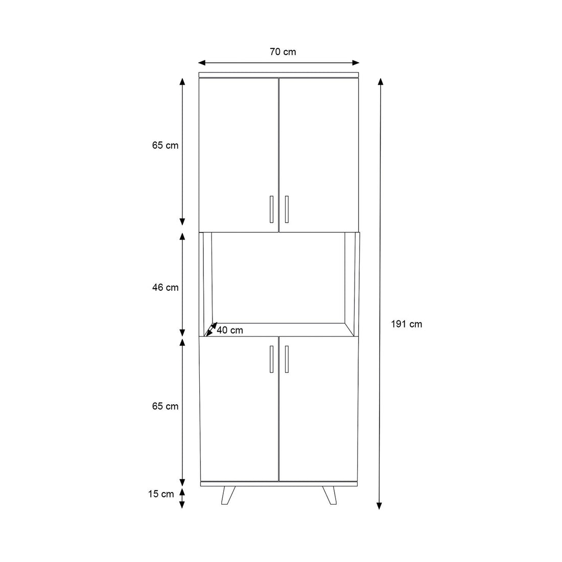 Armoire à plusieurs usage Selin - L1193