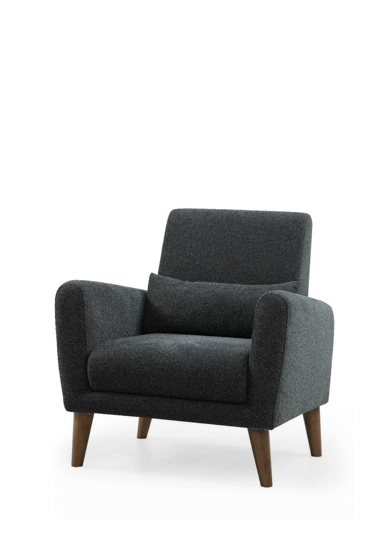 Sofa Sare 3+1 - Ares White, Dark Grey