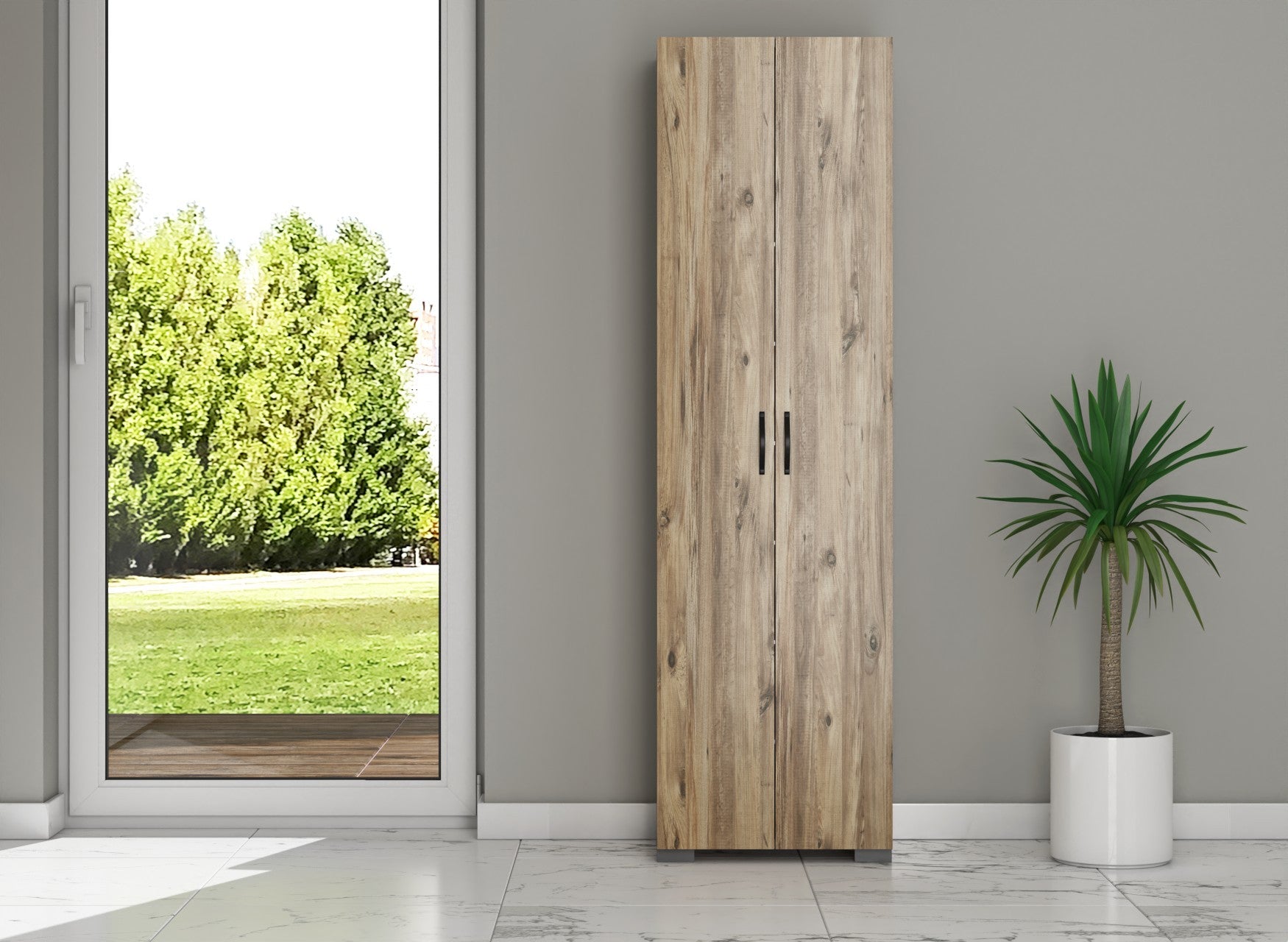 Armoire à plusieurs usage 2 Kapak 8 Raf - Atlantic Pine