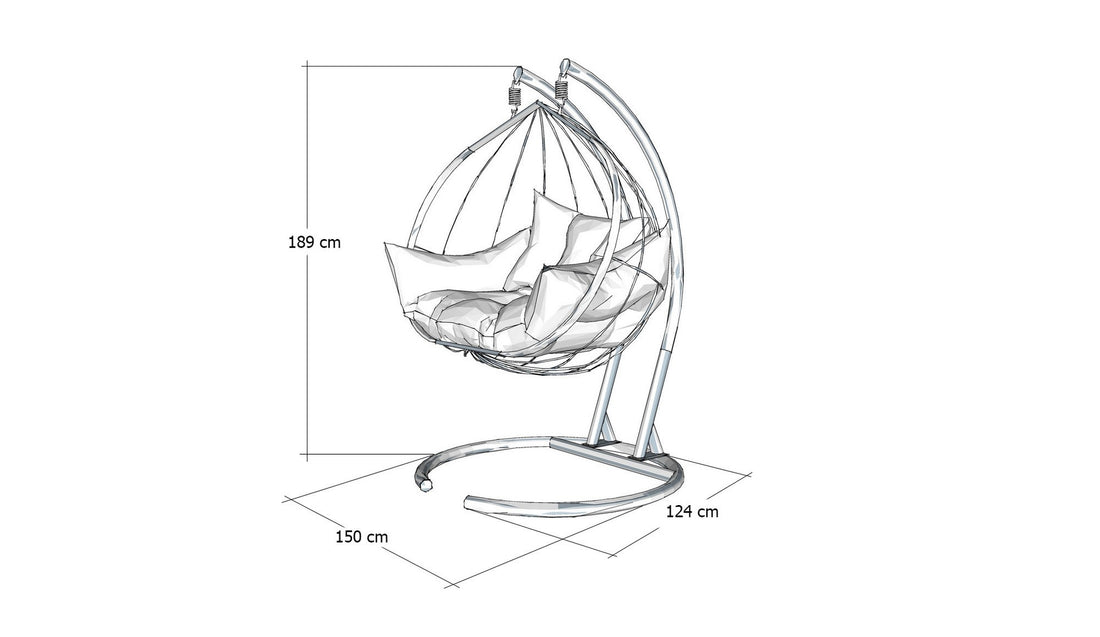 Jardin Double Swing Fix Hanedan - Purple