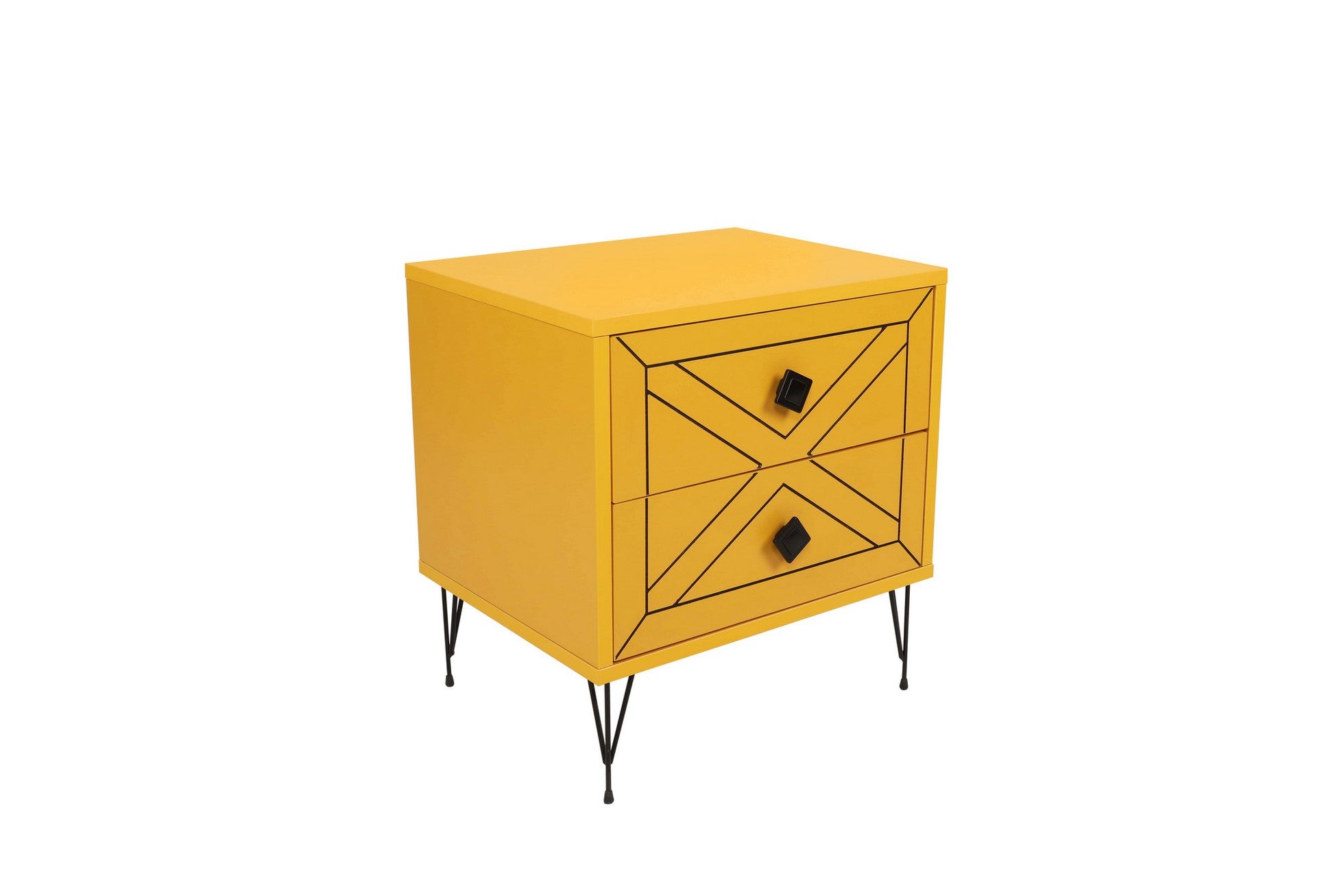 Table de chevet Luna - Yellow