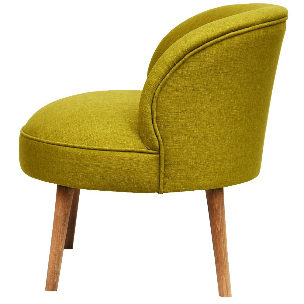 Fauteuil à oreilles Nice - Peanut Green