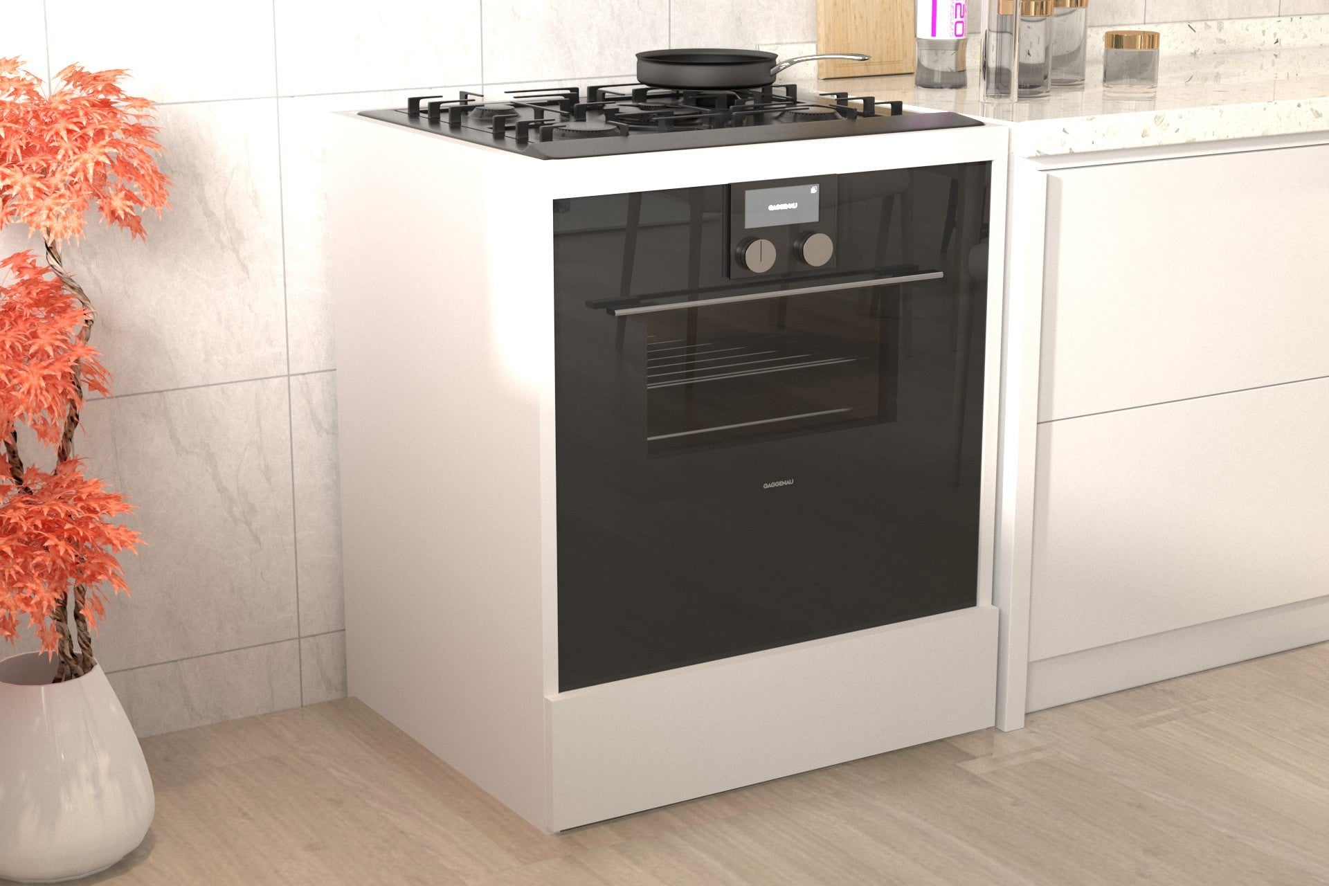 Armoire à four Hadas - White