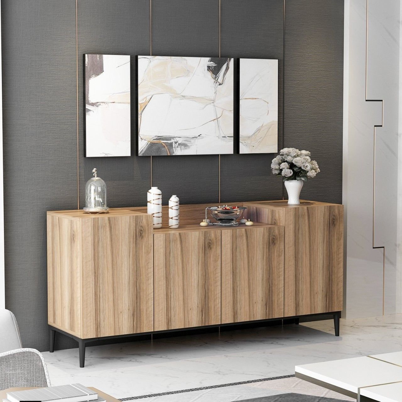 Console Ellaria - Walnut