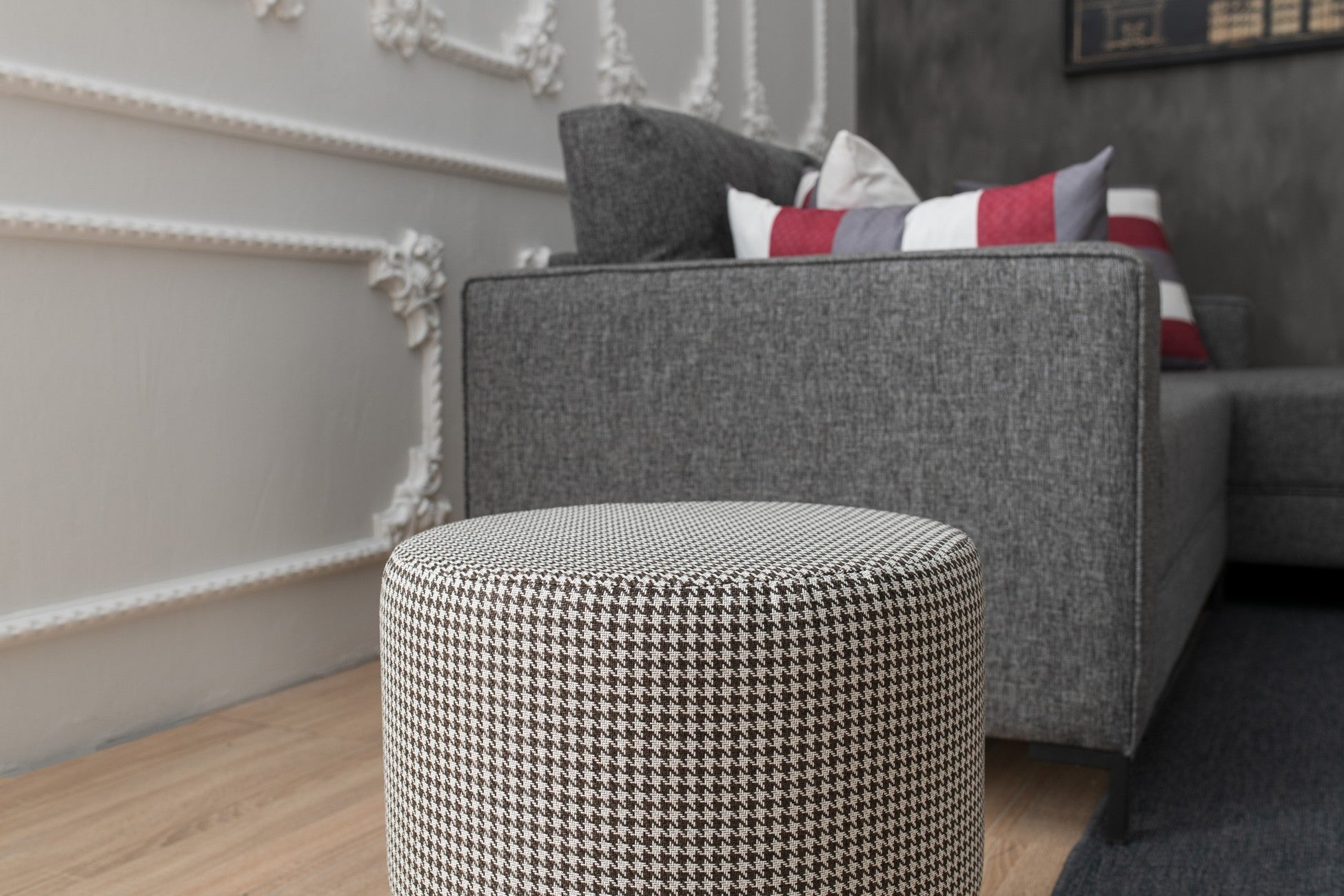 Tuffet Felix - Houndstooth