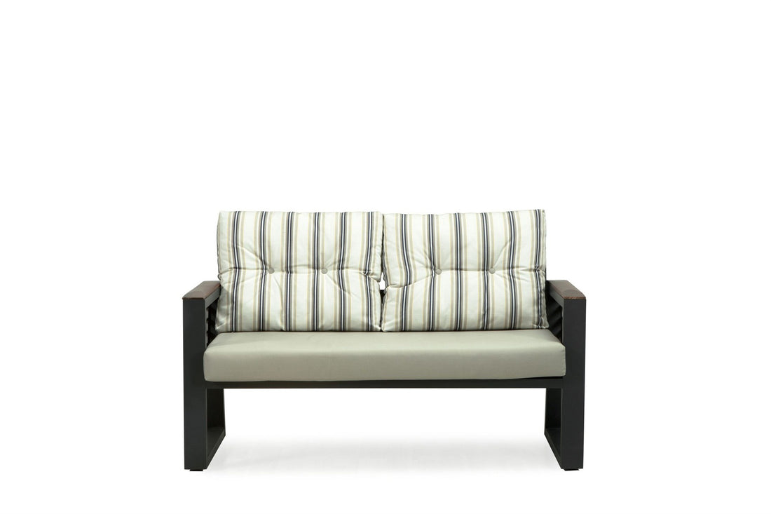 Salon de jardin avec coussins &amp; table basse Modena