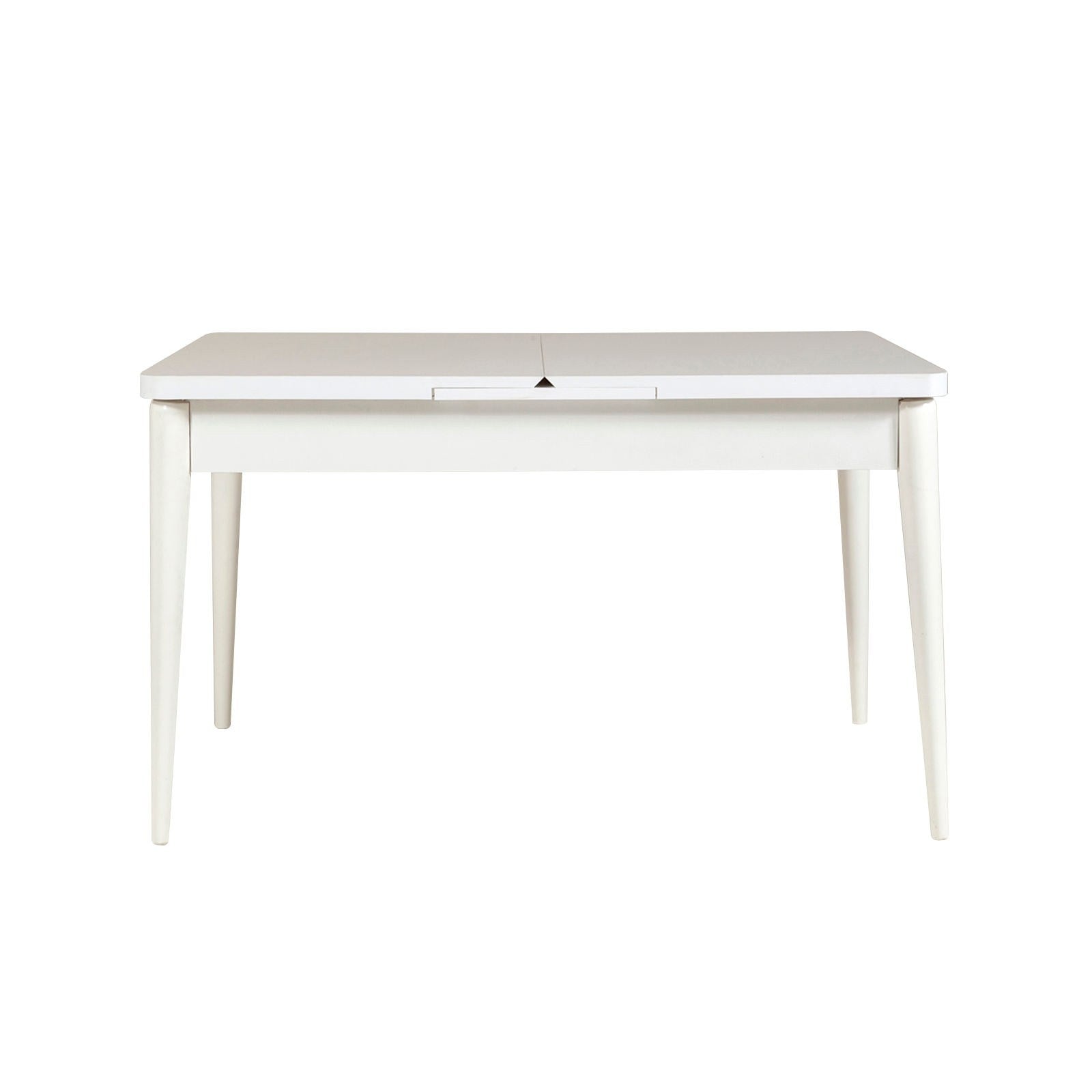 Table à manger extensible et jeu de chaises (5 pièces) Vina White Dark Blue