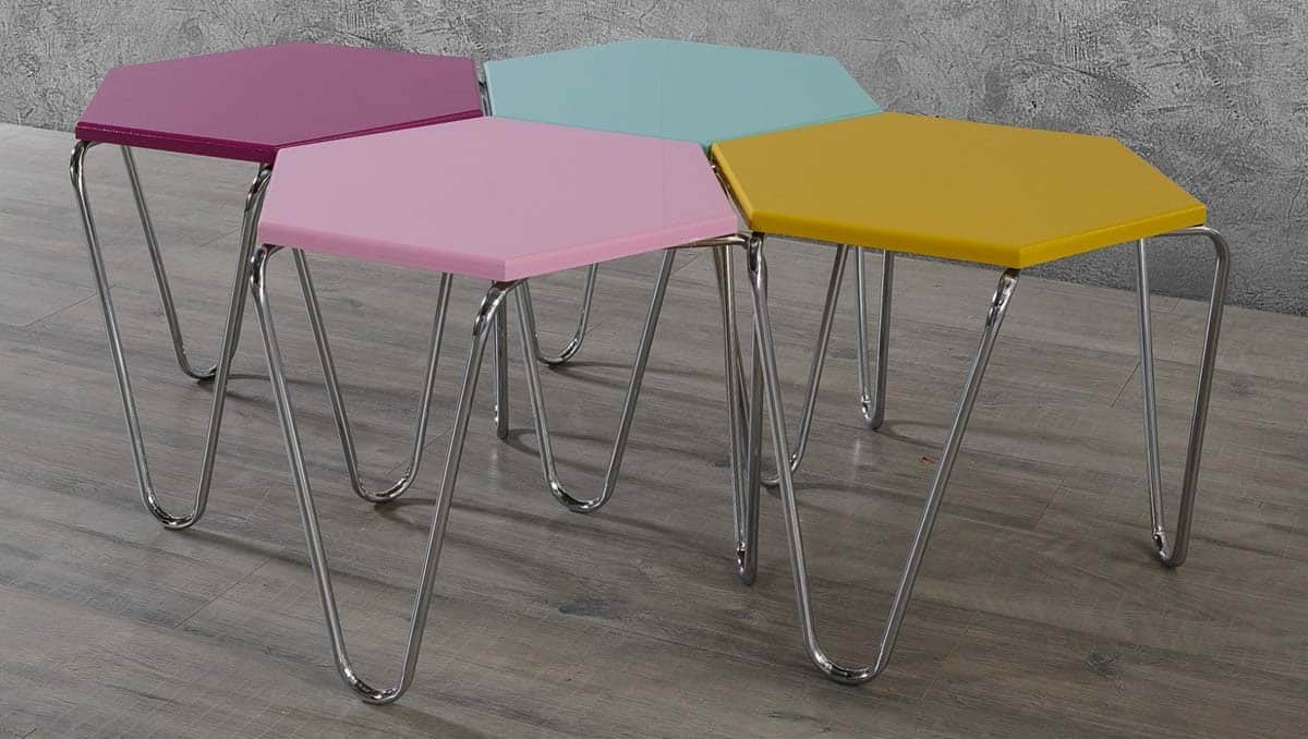 Piramit Table Gigognes Multicolore