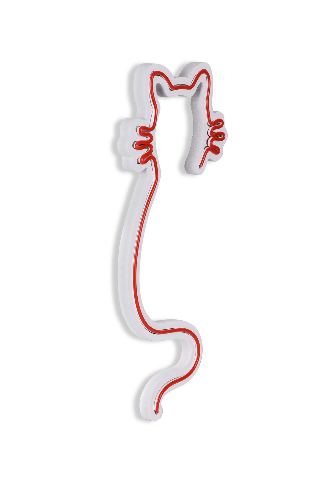 Éclairage LED en plastique décoratif Cat - Red