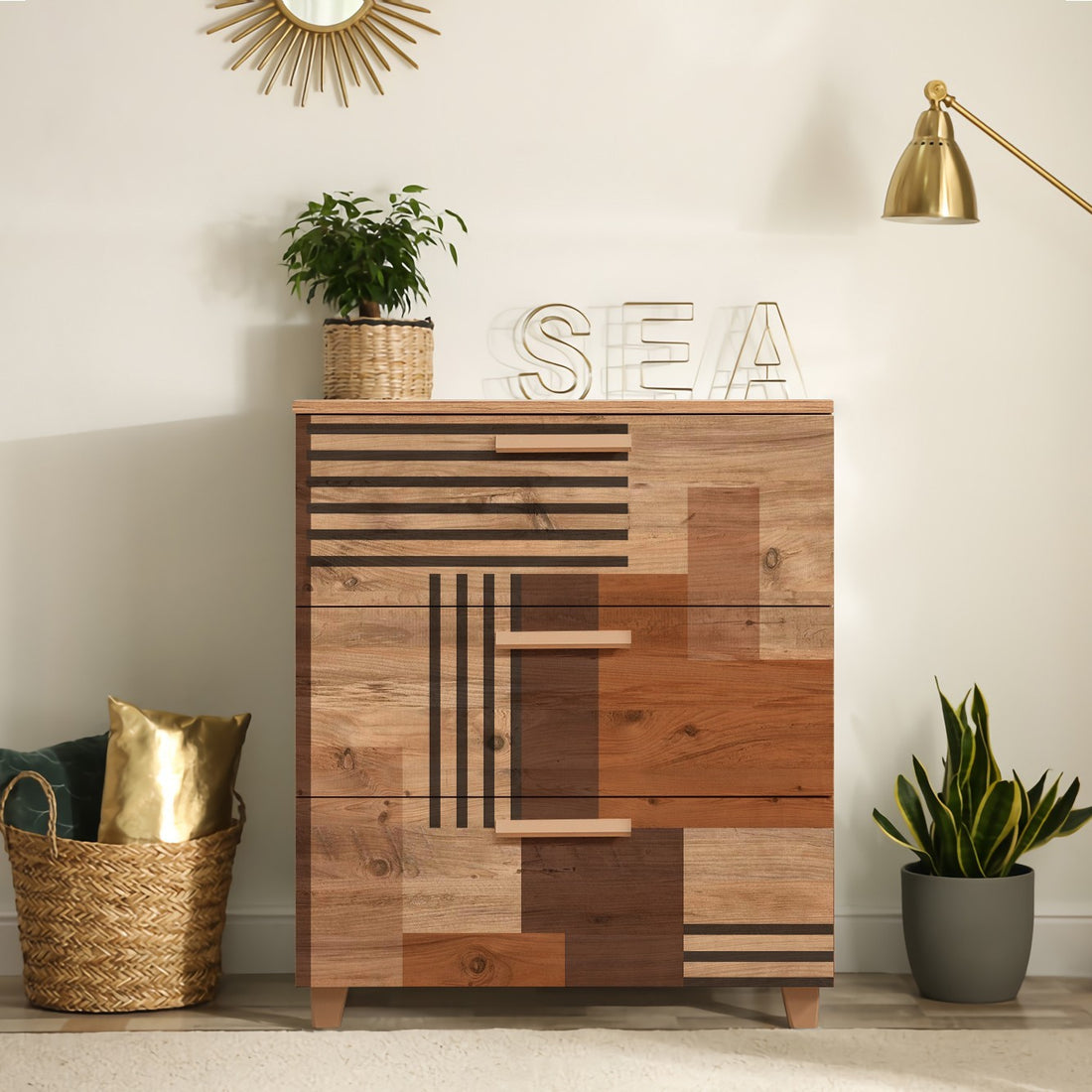 La commode Leva Gravis Colorblock