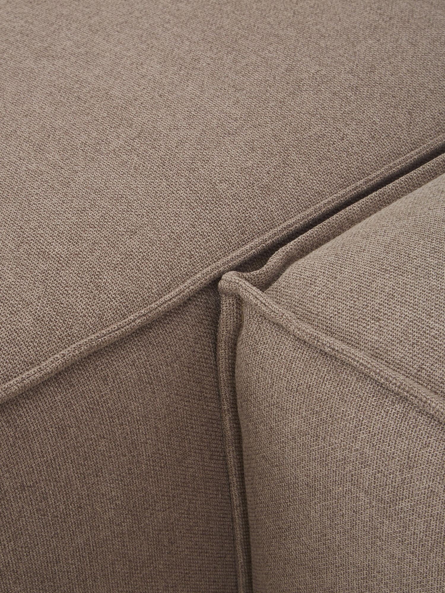 Canapé modulable 4 places en Lin avec pouf Frid