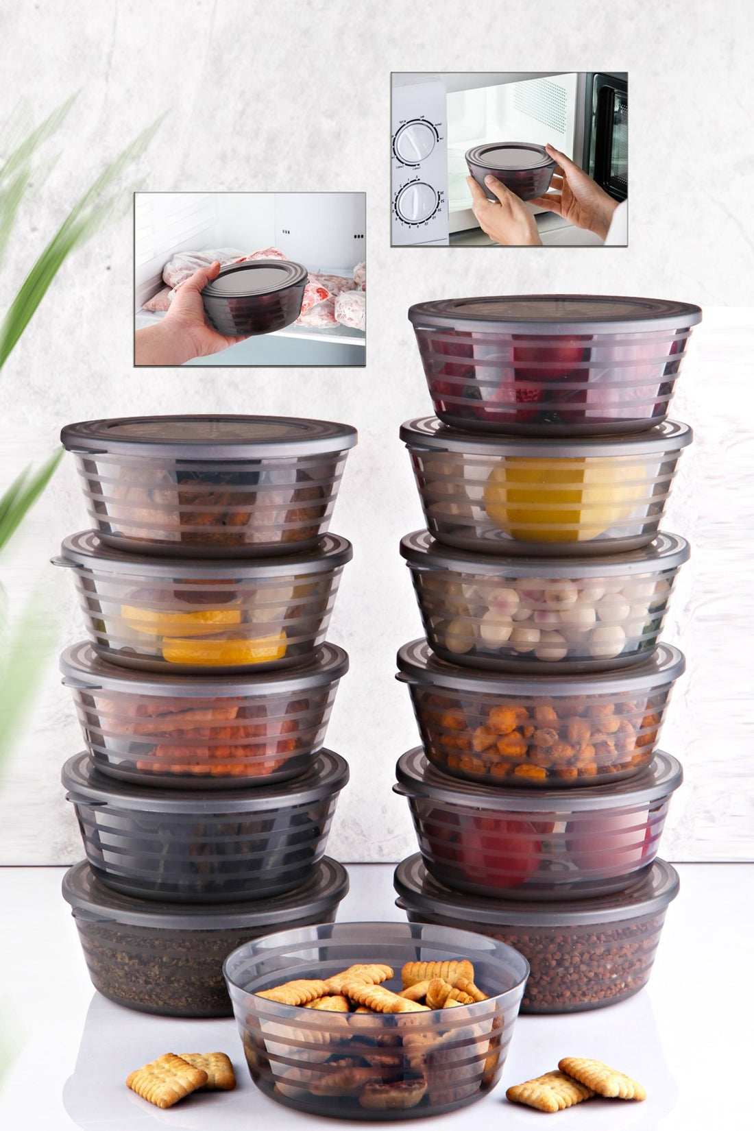 Boîtes de conservation (12 pièces) YUVSEFANT12-4