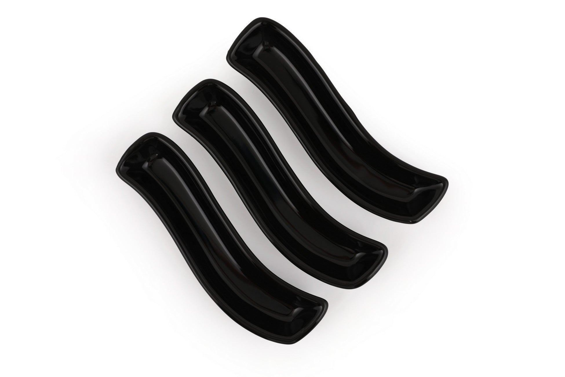 Plate Set (3 Pieces) Black Ivory Olive Pot 18 Cm 3 Pieces