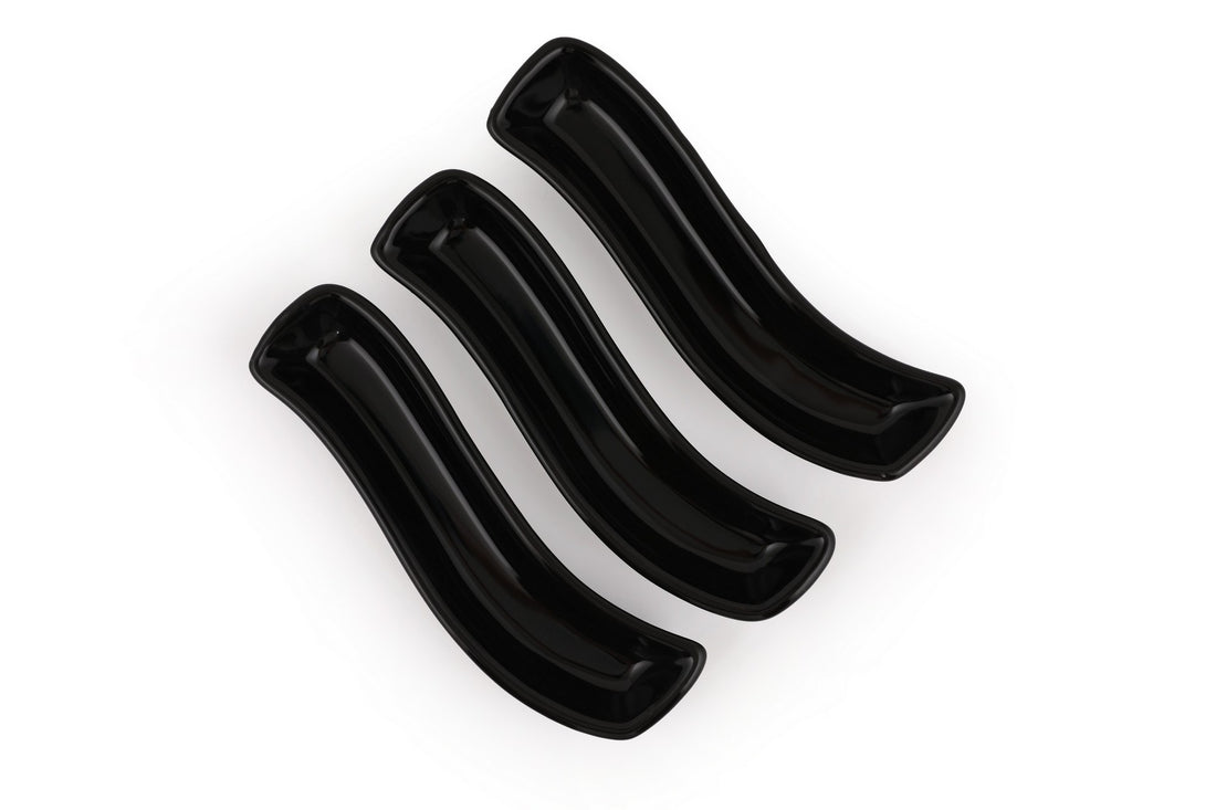 Plate Set (3 Pieces) Black Ivory Olive Pot 18 Cm 3 Pieces