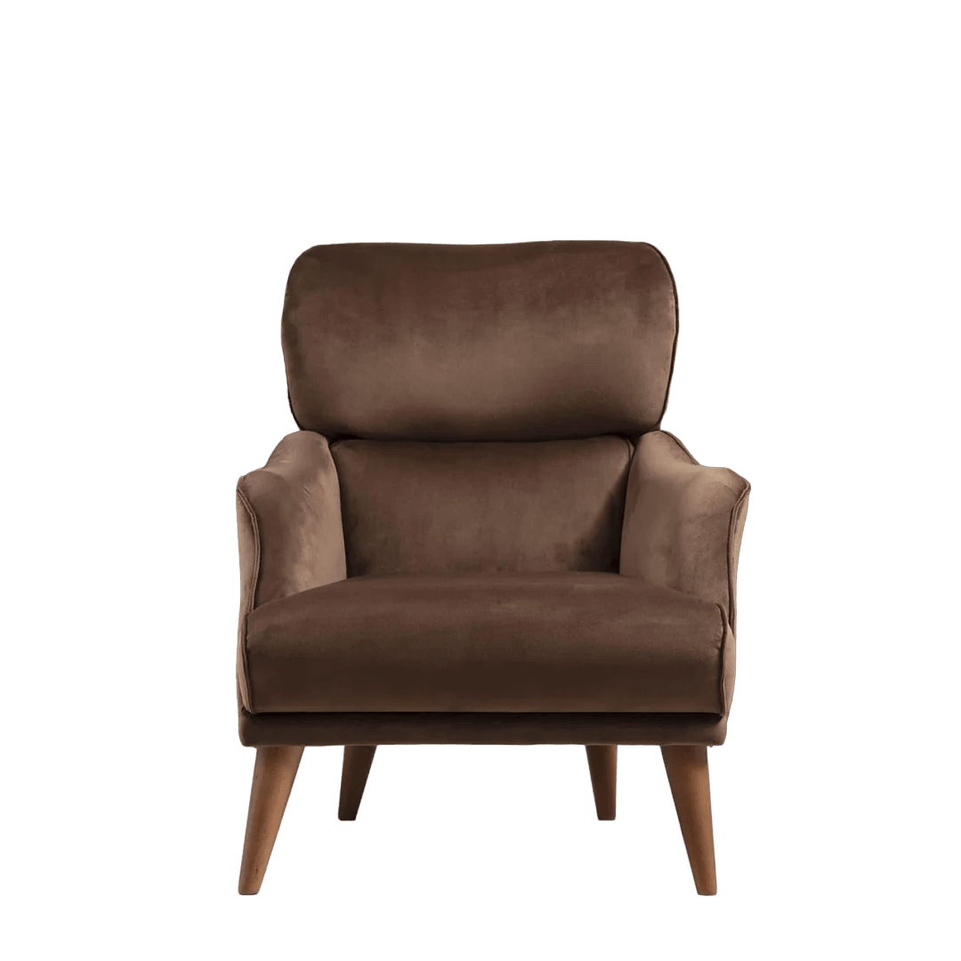 Bodrum Fauteuil Bergère marron
