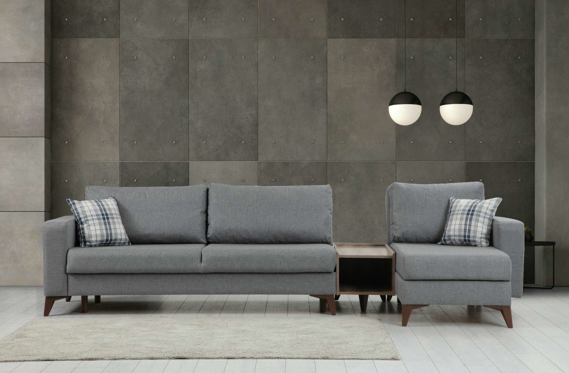 Canapé Kristal Rest Set - Dark Grey