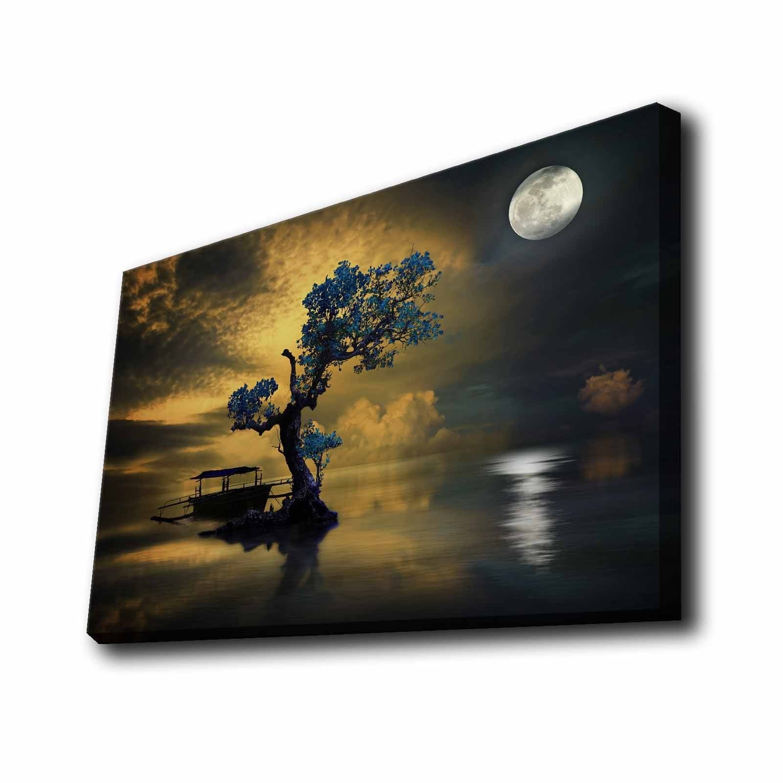 Peinture de toile éclairée à LED décorative 4570KTLGDACT - 016