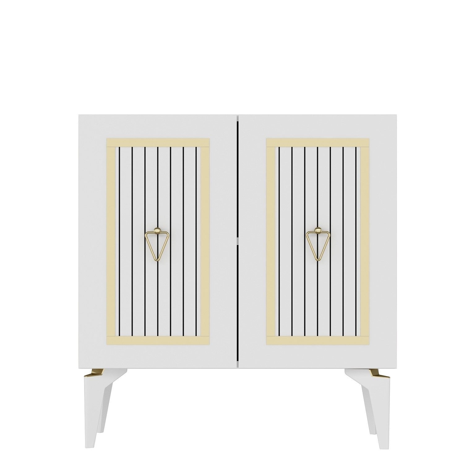 Console Capri - White, Gold