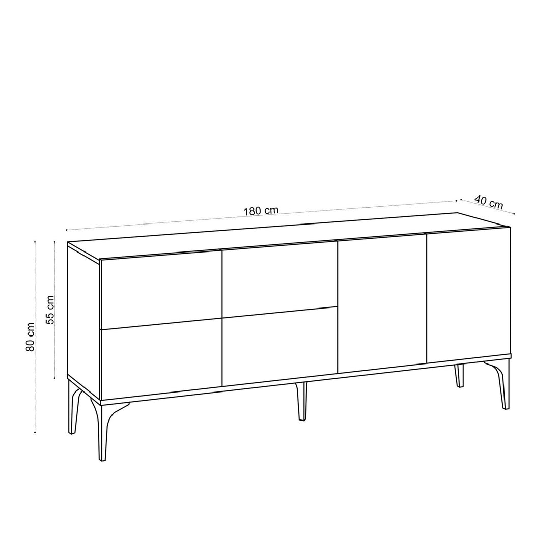Console Laika - Sapphire Oak