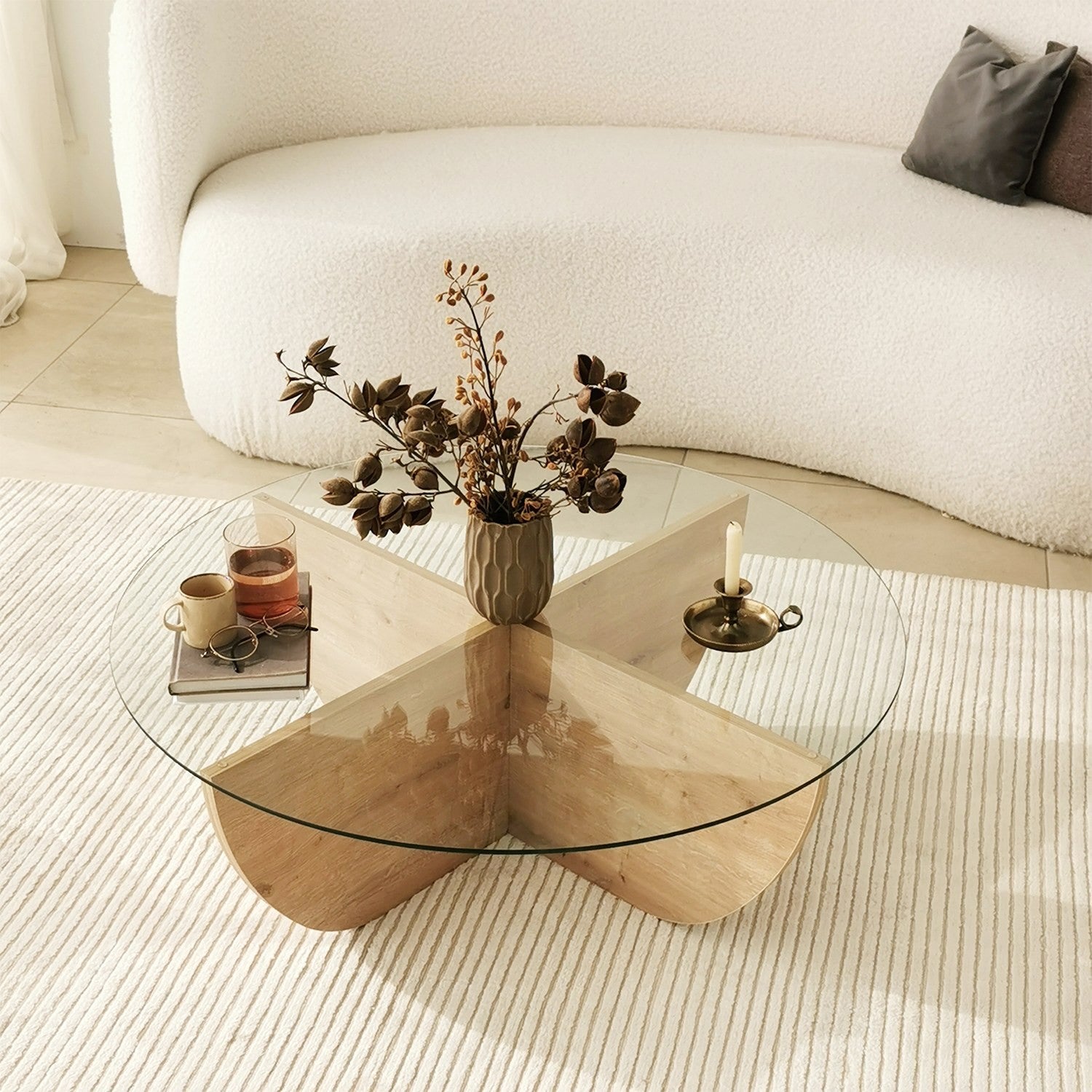 Table basse Lily - Sapphire Oak