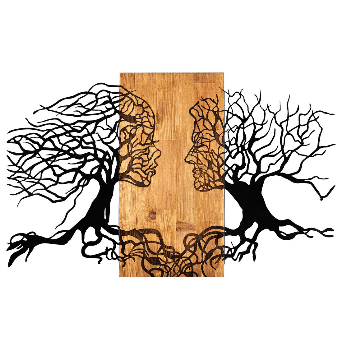 Accessoire mural en bois décoratif Tutku