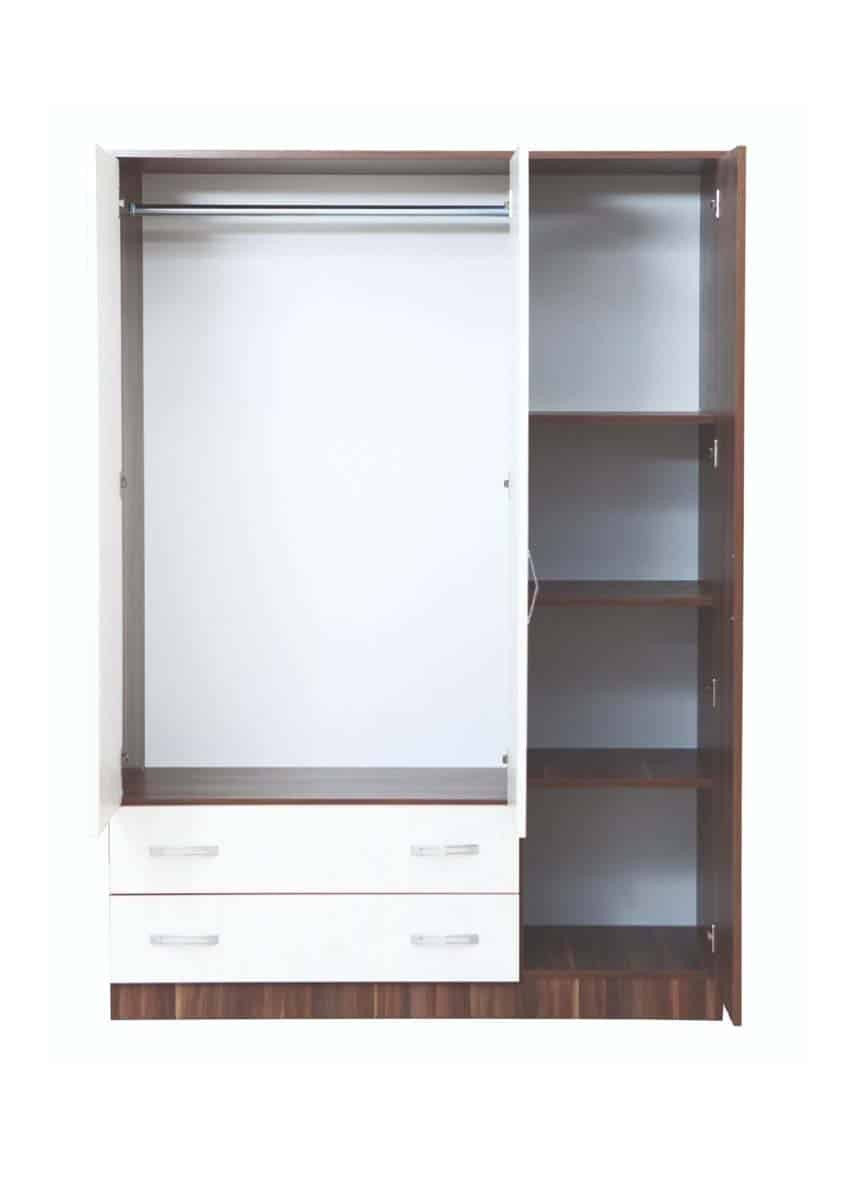 Armoire à trois portes Fulya 135x55x90
