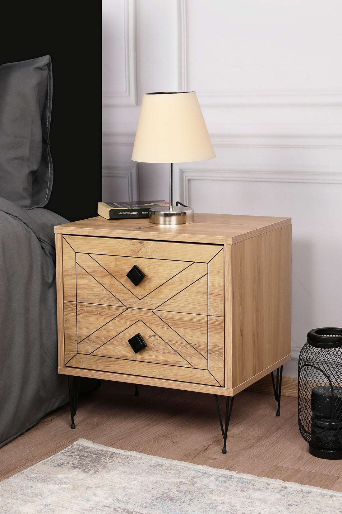 Table de chevet Luna - Pine