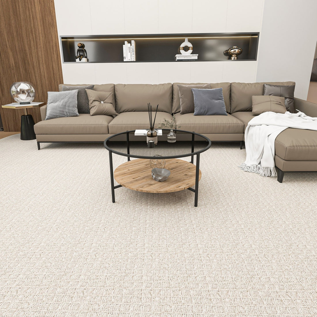 Table basse Astek - Oak, Black