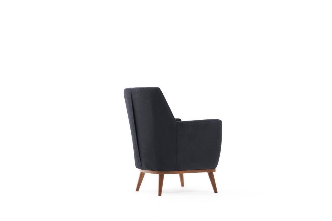 Fauteuil à oreilles Gonca - Anthracite
