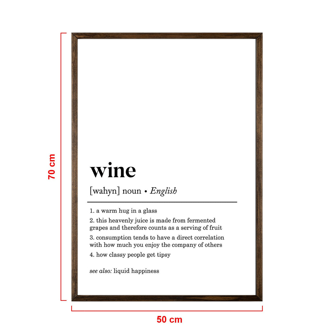 Peinture à encadré décorative Wine
