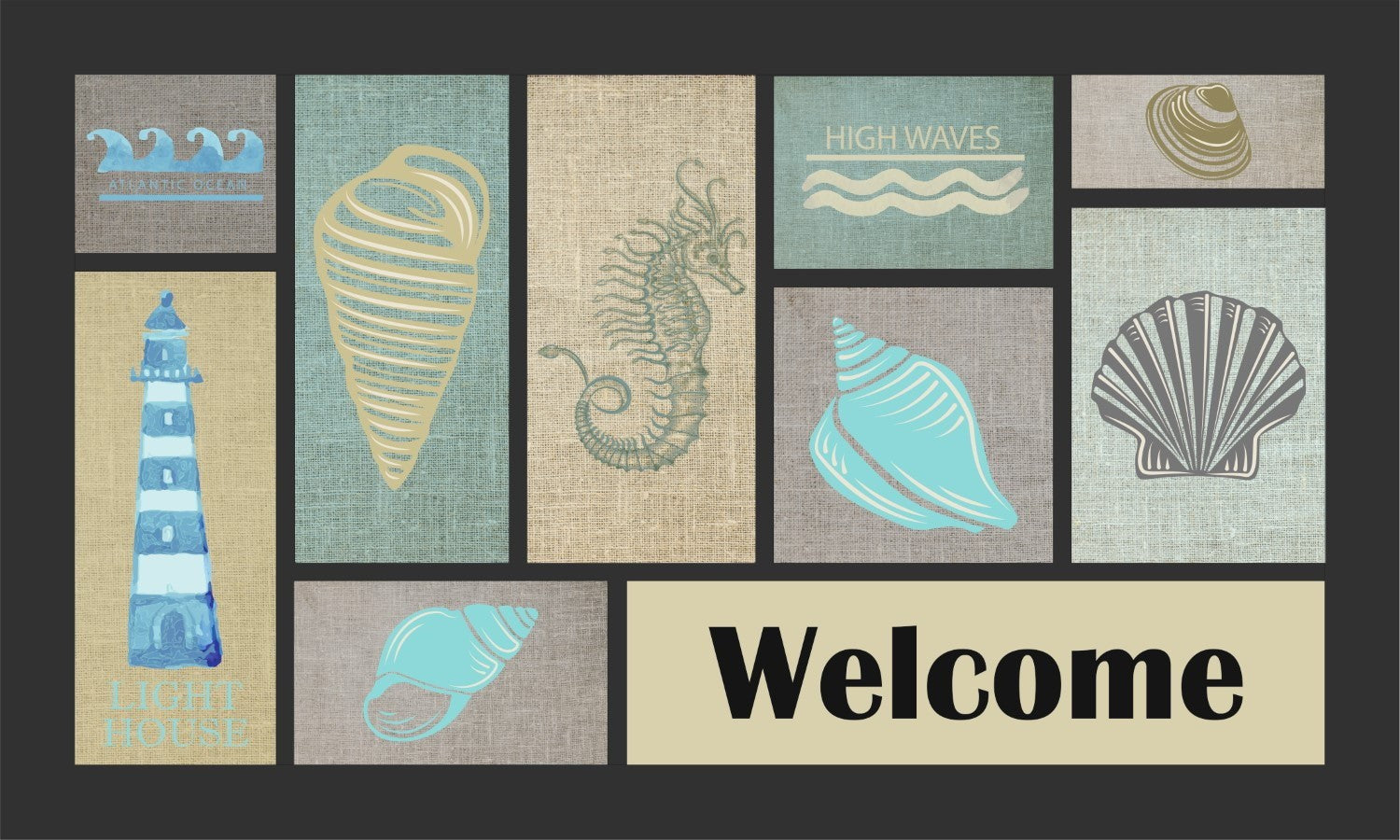 Paillasson en PVC Sea Shell