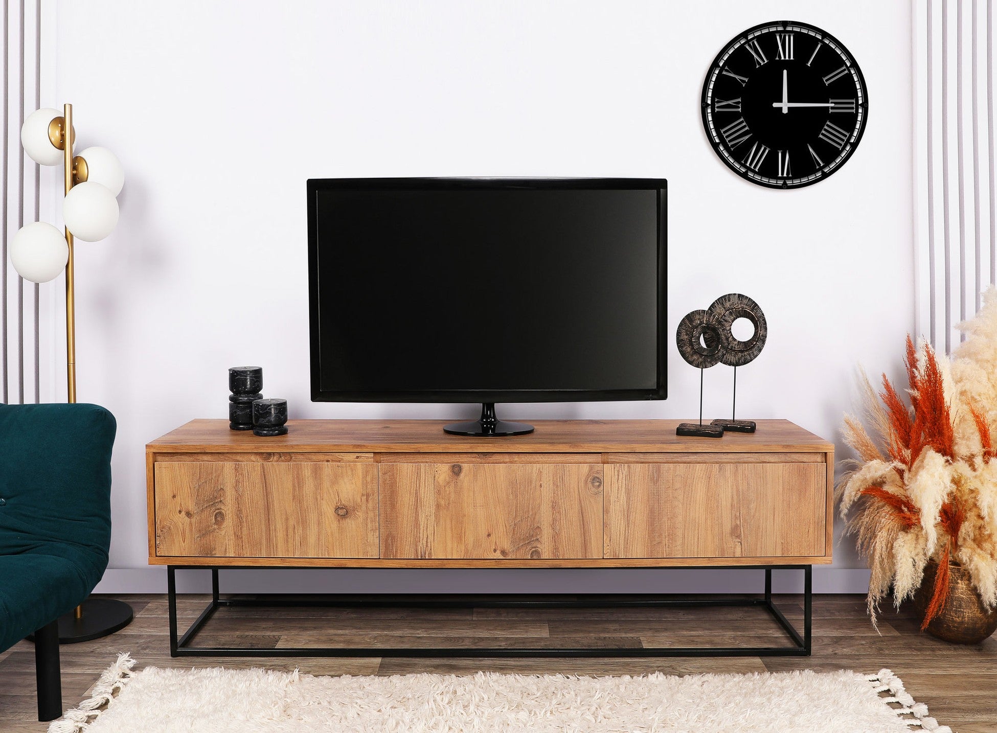 Meuble TV Lupin 140 - Walnut