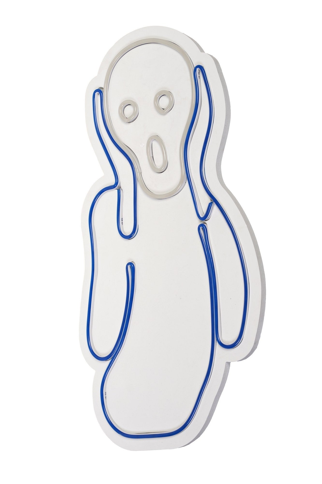 Éclairage LED en plastique décoratif Scream - Blue, White