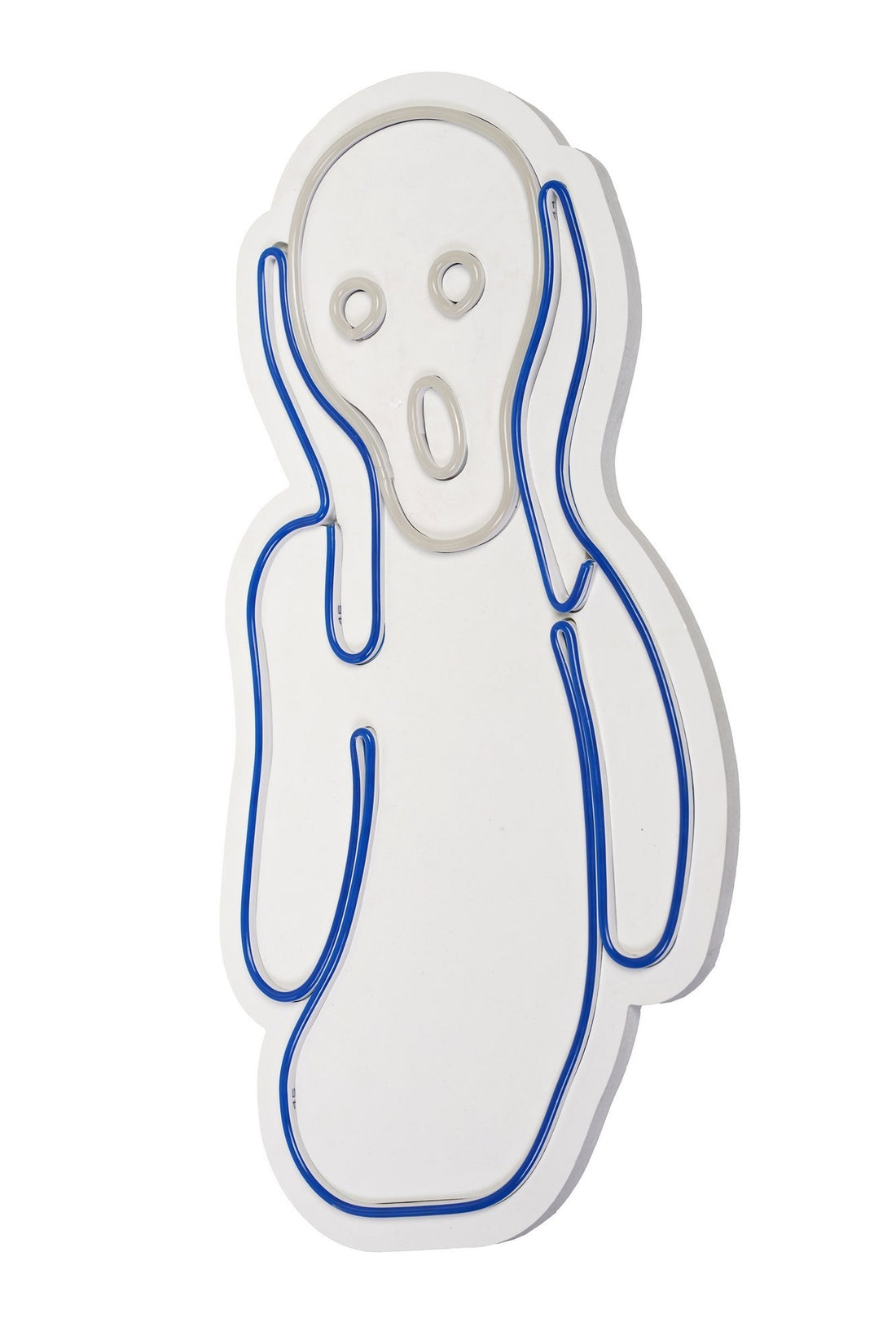 Éclairage LED en plastique décoratif Scream - Blue, White