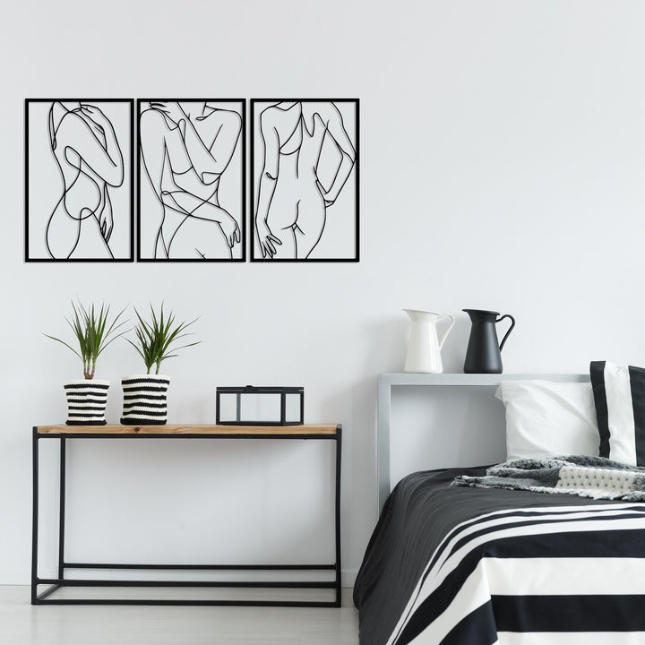 Accessoire mural en métal décoratif Sexy Lady 3