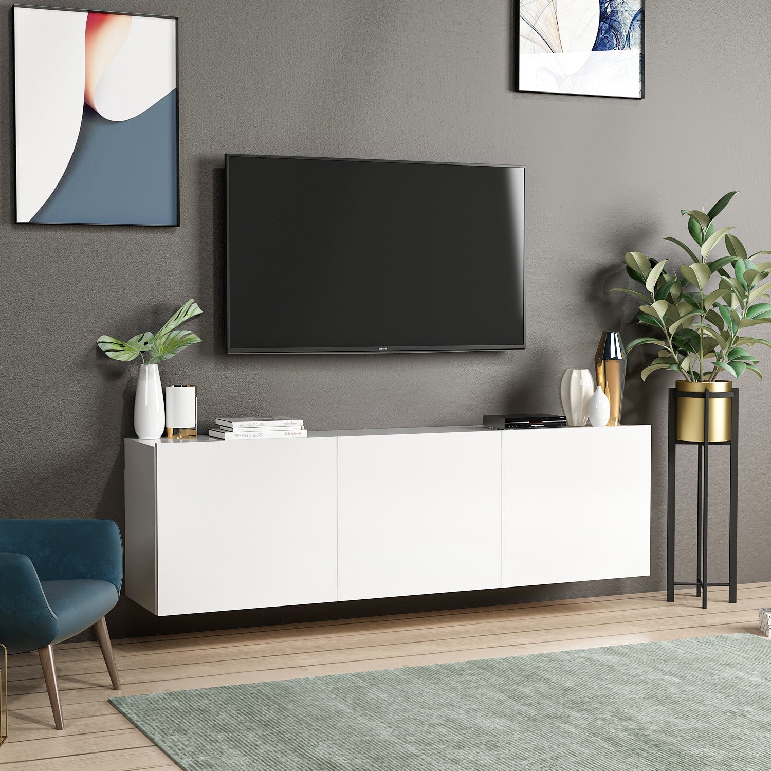 Meuble TV White