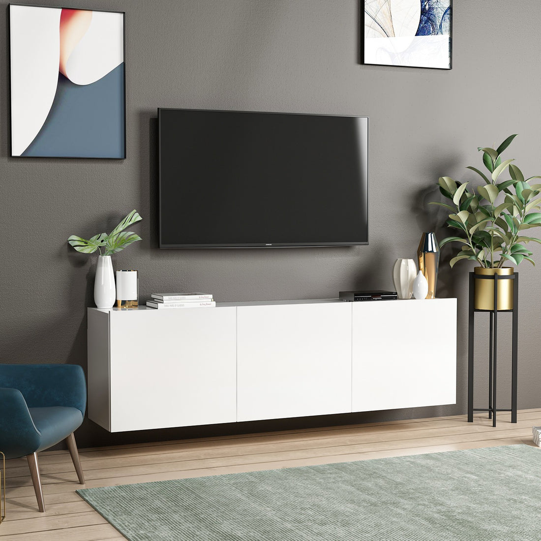 Meuble TV White