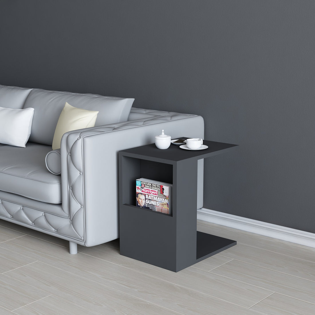 Table d'appoint Karen - Anthracite