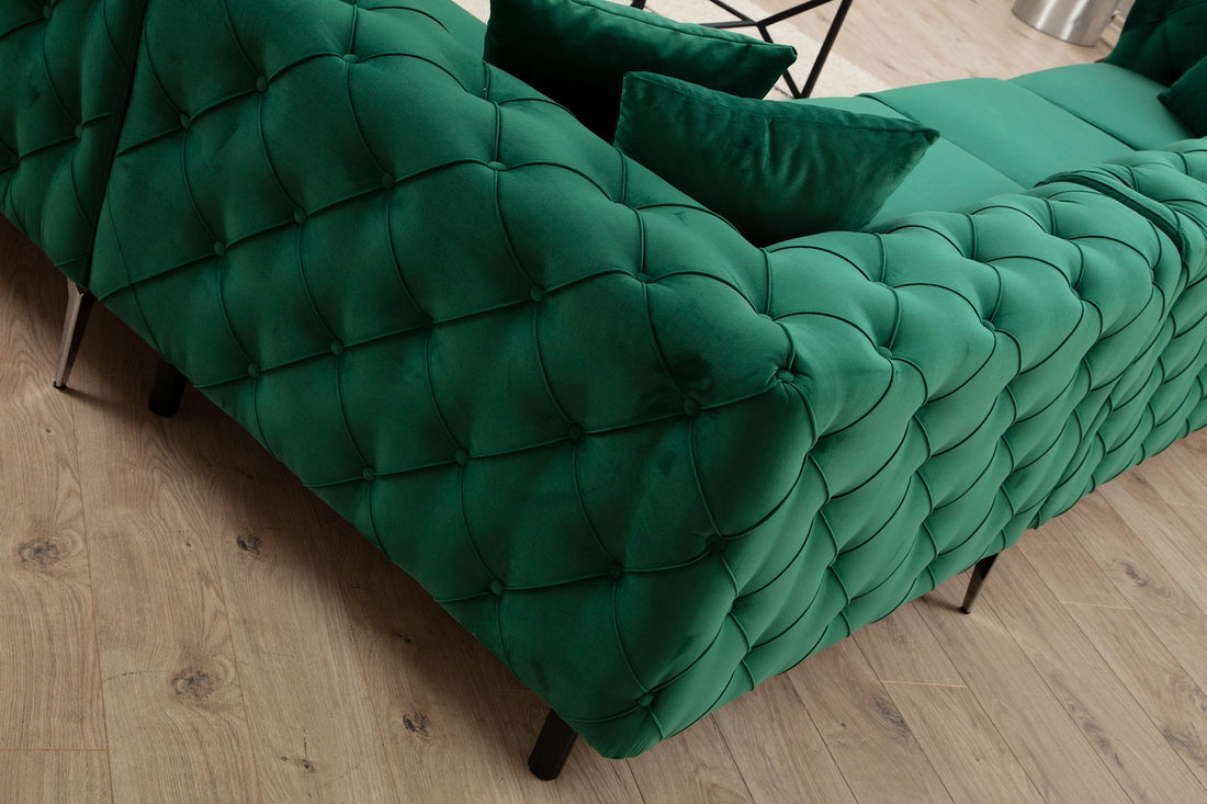Canapé d'angle Como Left - Green