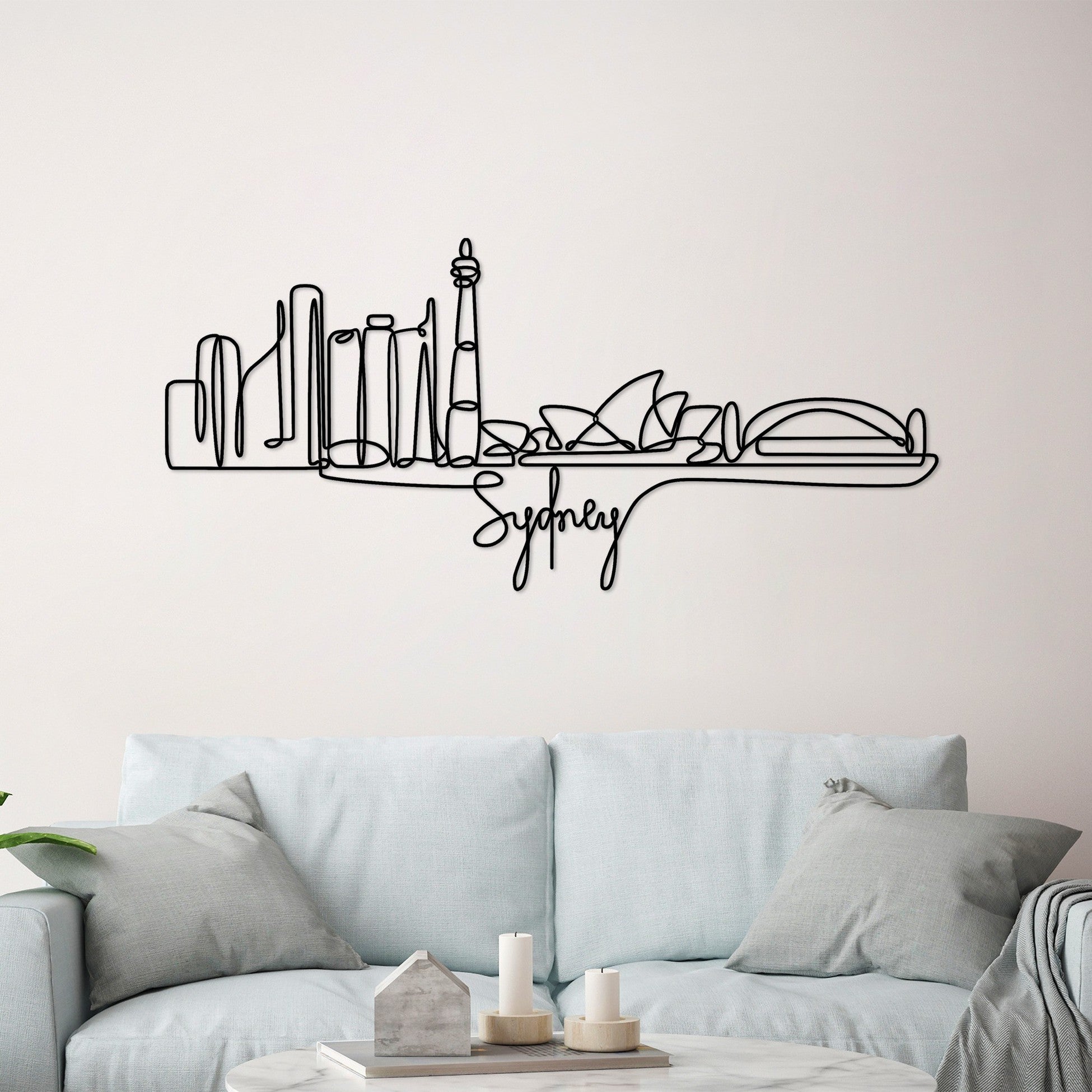 Accessoire mural en métal décoratif Sydney