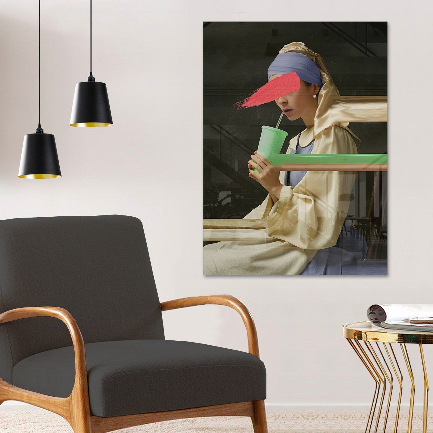 Peinture en verre trempé décoratif CAM3742 - 70100