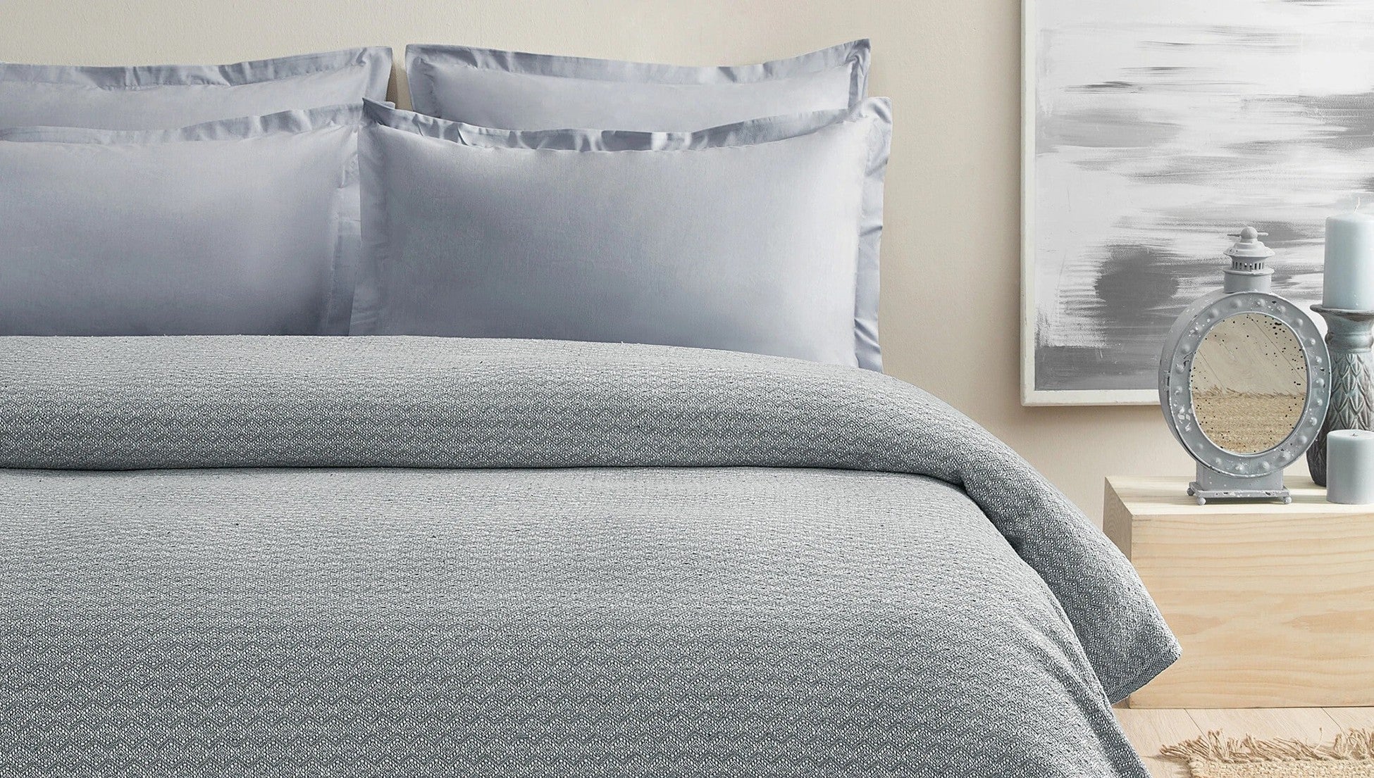 Mare Couvre Lit Gris