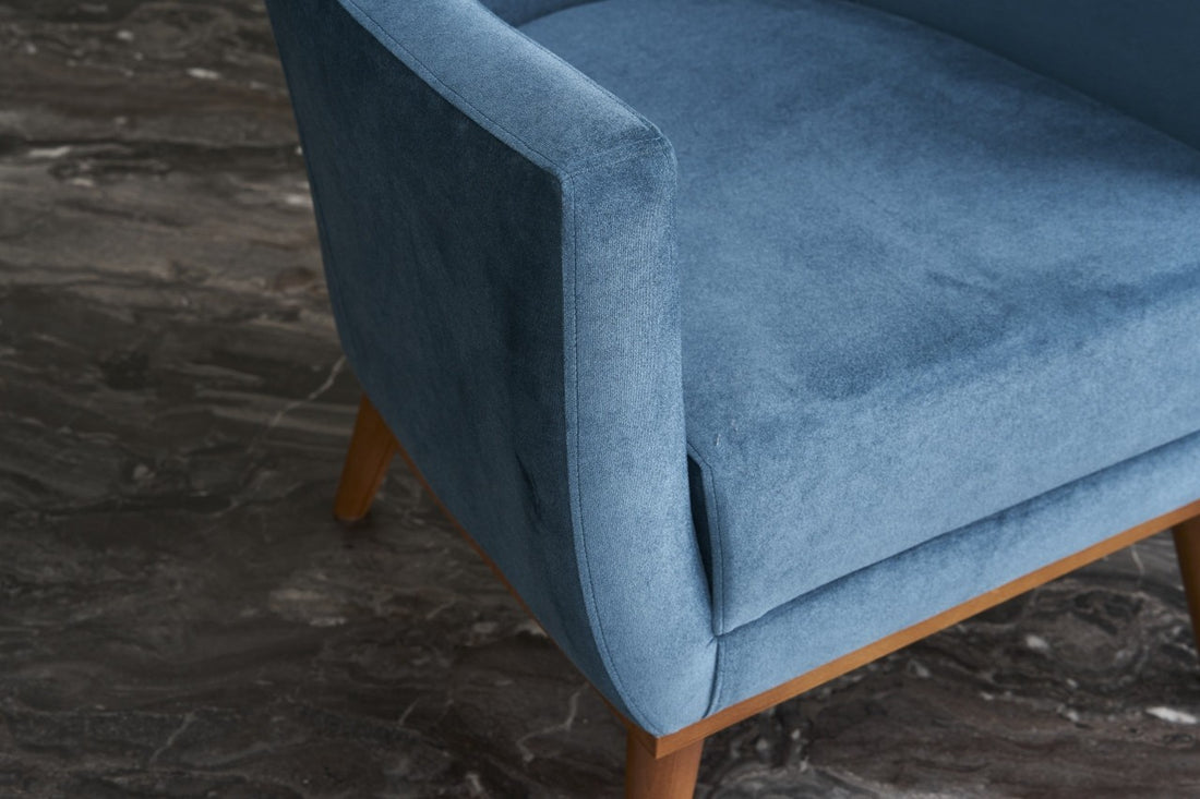 Fauteuil à oreilles Gonca - Blue