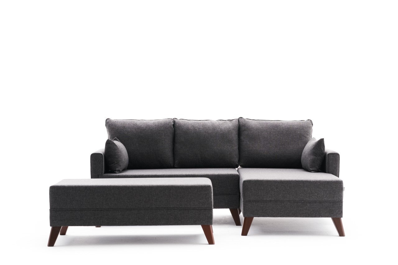 Canapé d'angle Bella Mini Corner Sofa Right - Anthracite