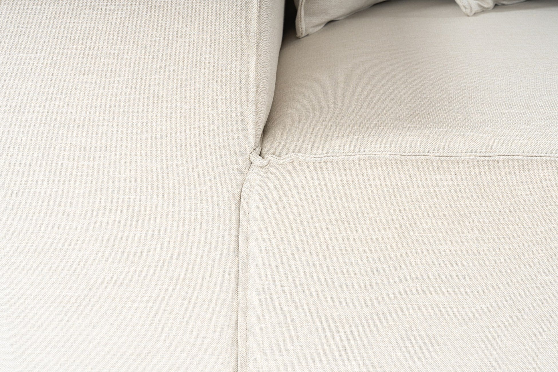 Canapé d'angle Frida 4 - Ecru