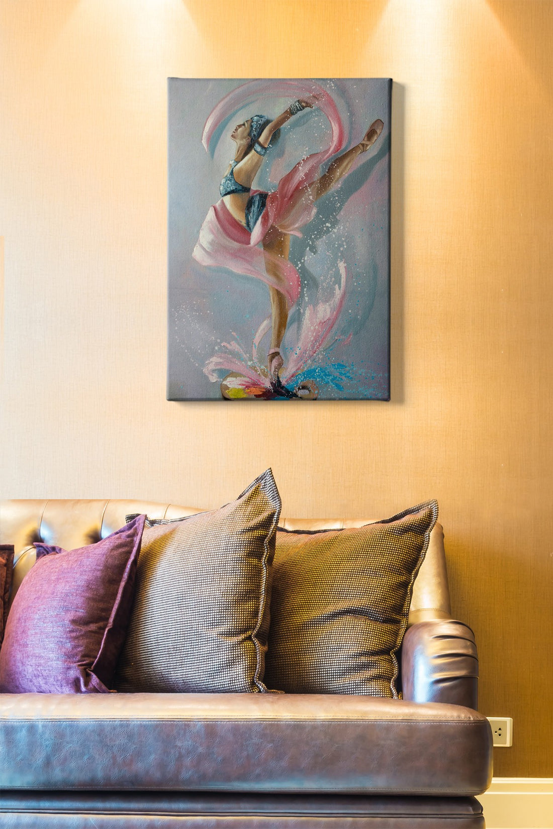 Peinture de toile décorative Kanvas Tablo (50 x 70) - 259