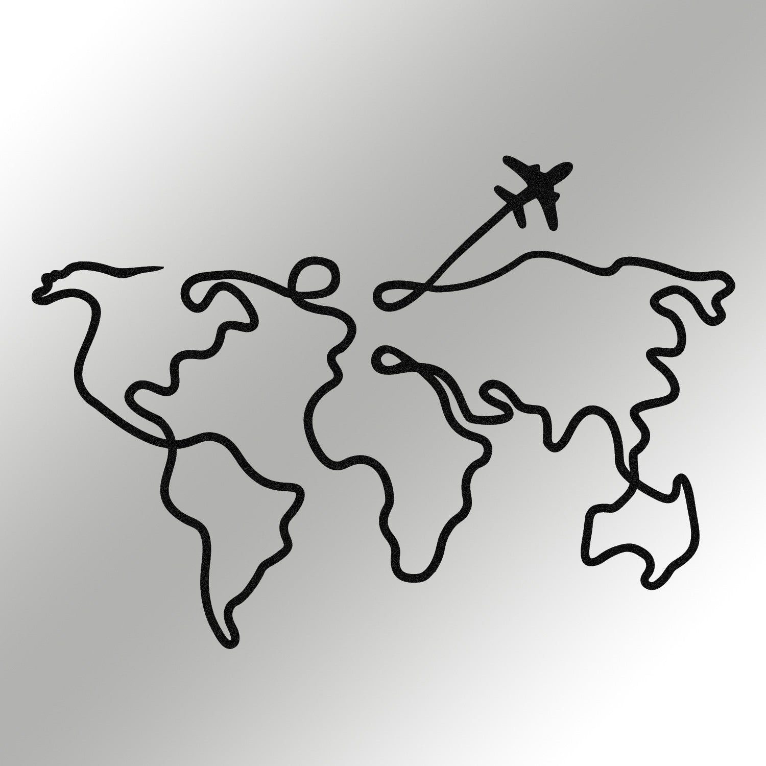 Accessoire mural en métal décoratif Mozzafiato