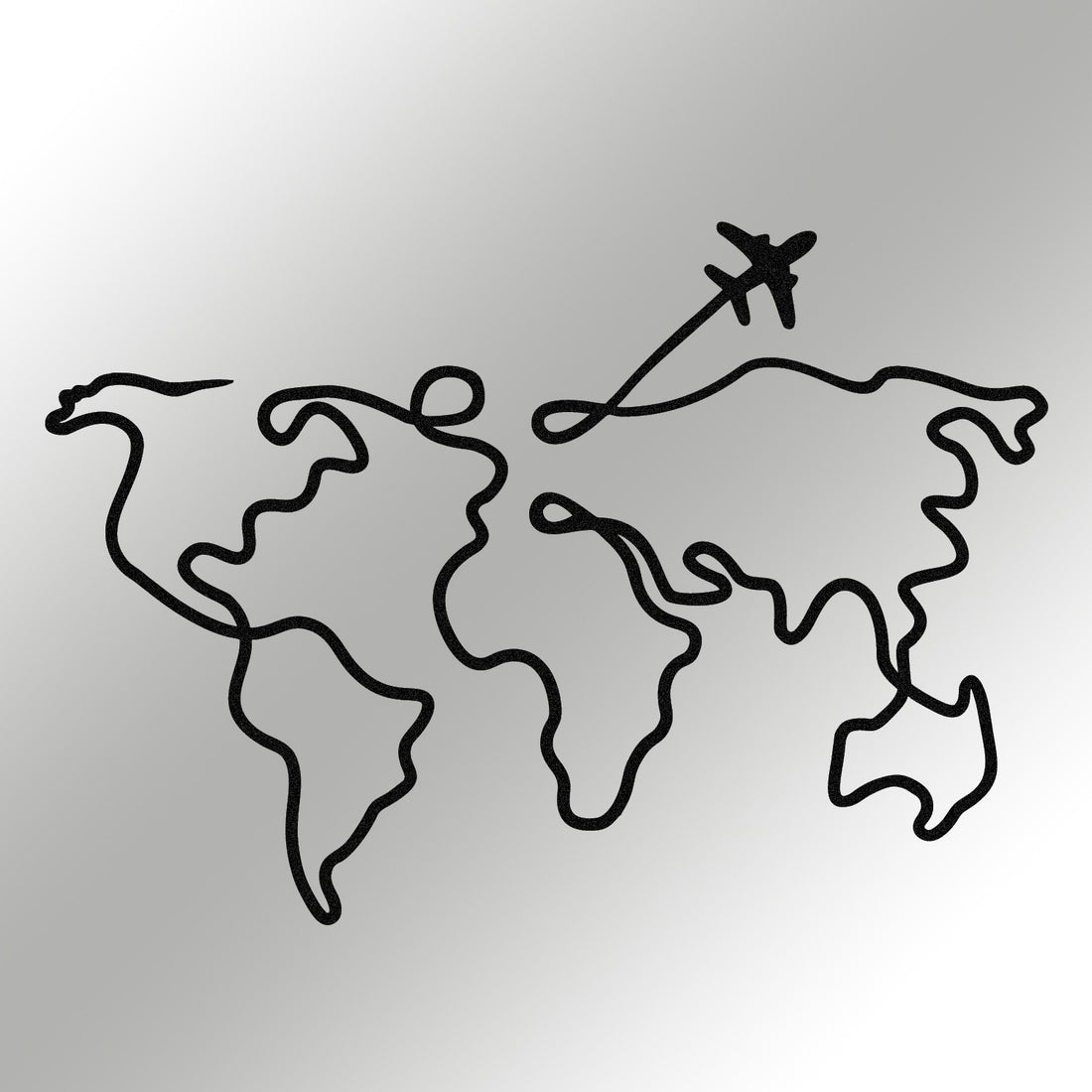 Accessoire mural en métal décoratif Mozzafiato