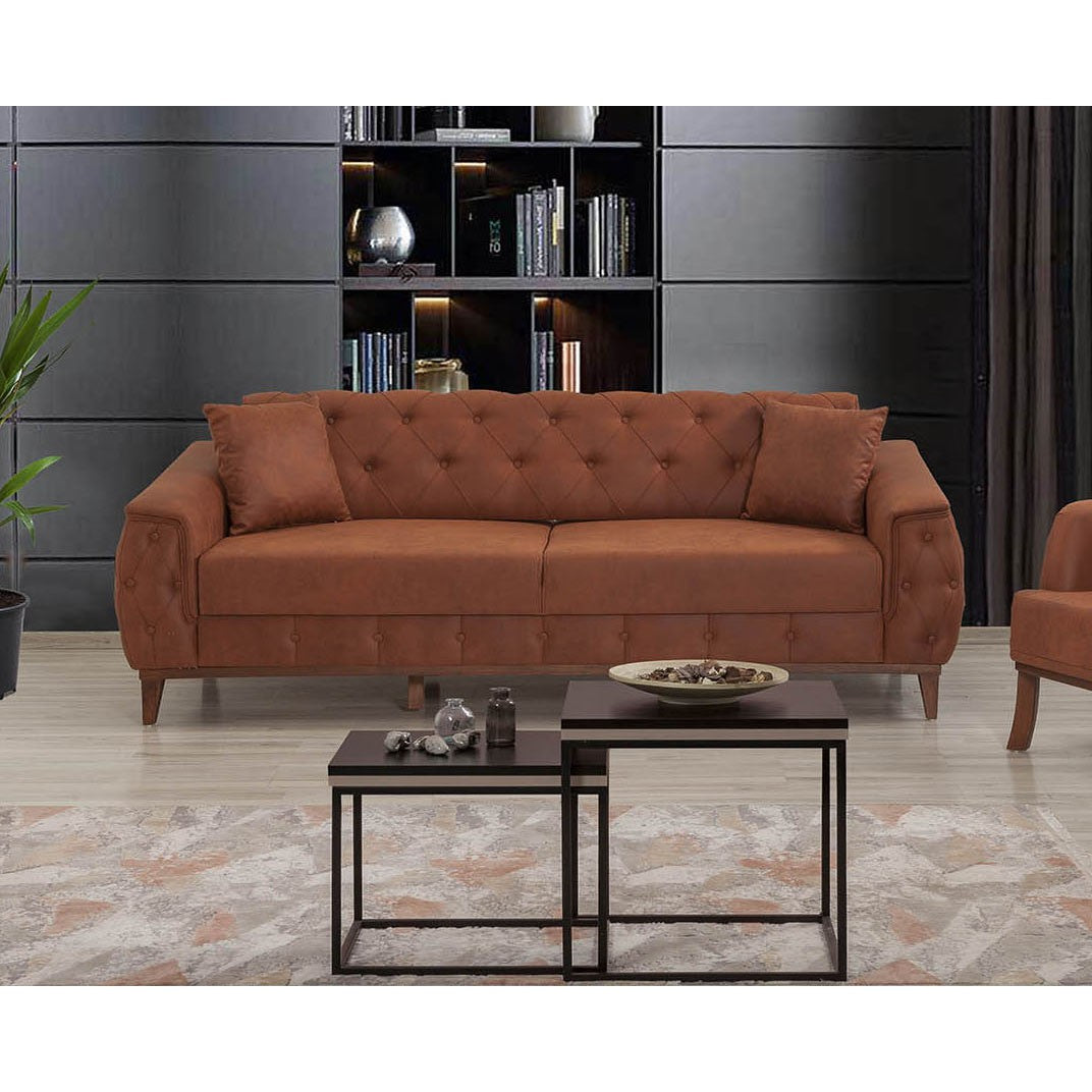 Canapé de 3 places Marta - Brown